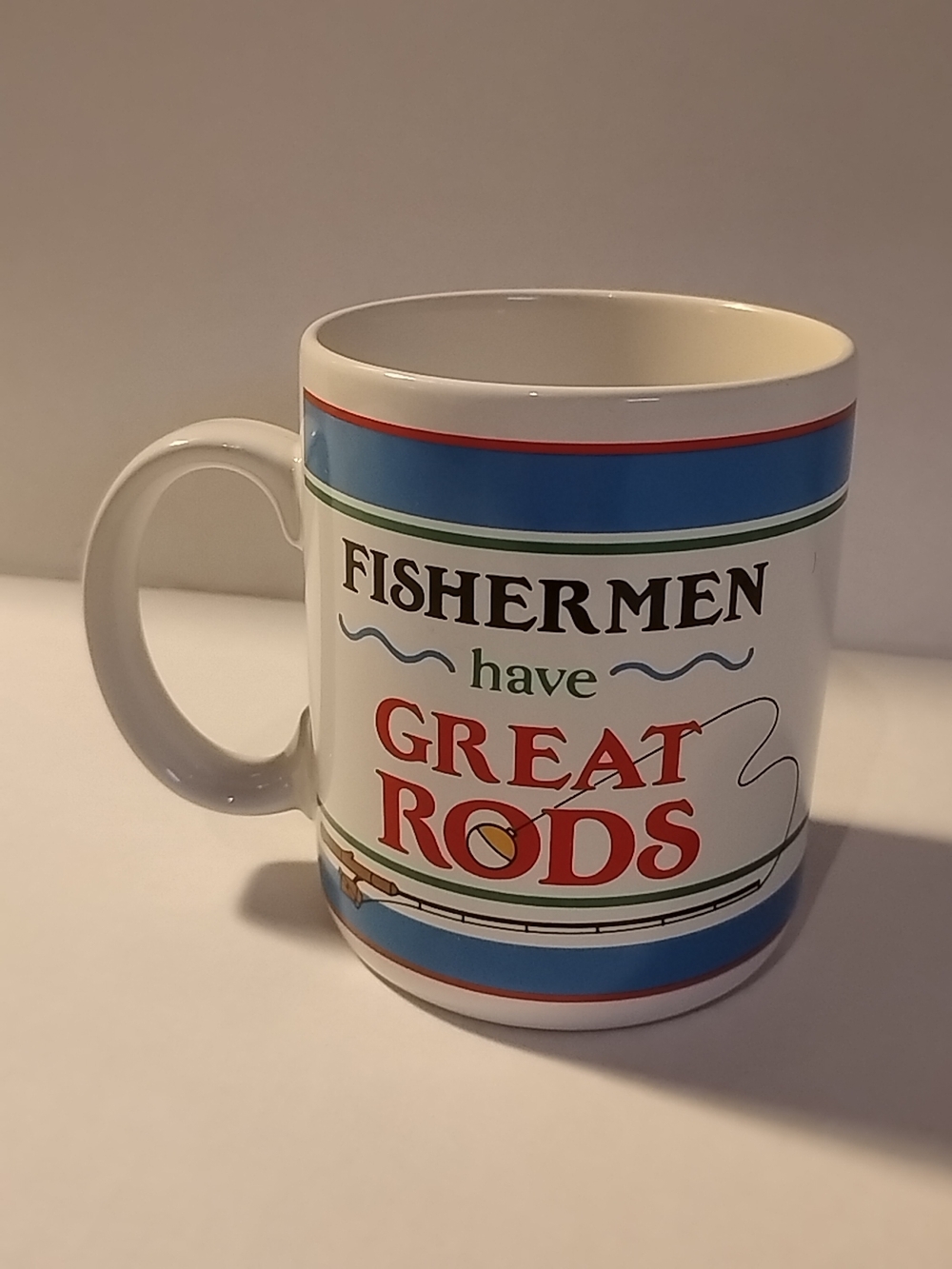 Fishermen Have Great Rods Ceramic Coffee Mug - Vintage Gift